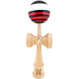 Kendama X Originala, Profesionala, Vivimall, din Lemn, Super Sticky, 18 cm, Rosu/Negru/Alb - vivimall.ro