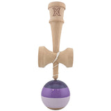 Kendama X Originala, Profesionala, Vivimall, Super Sticky din Lemn, 18 cm, Purpuriu/Mov/Lila - vivimall.ro