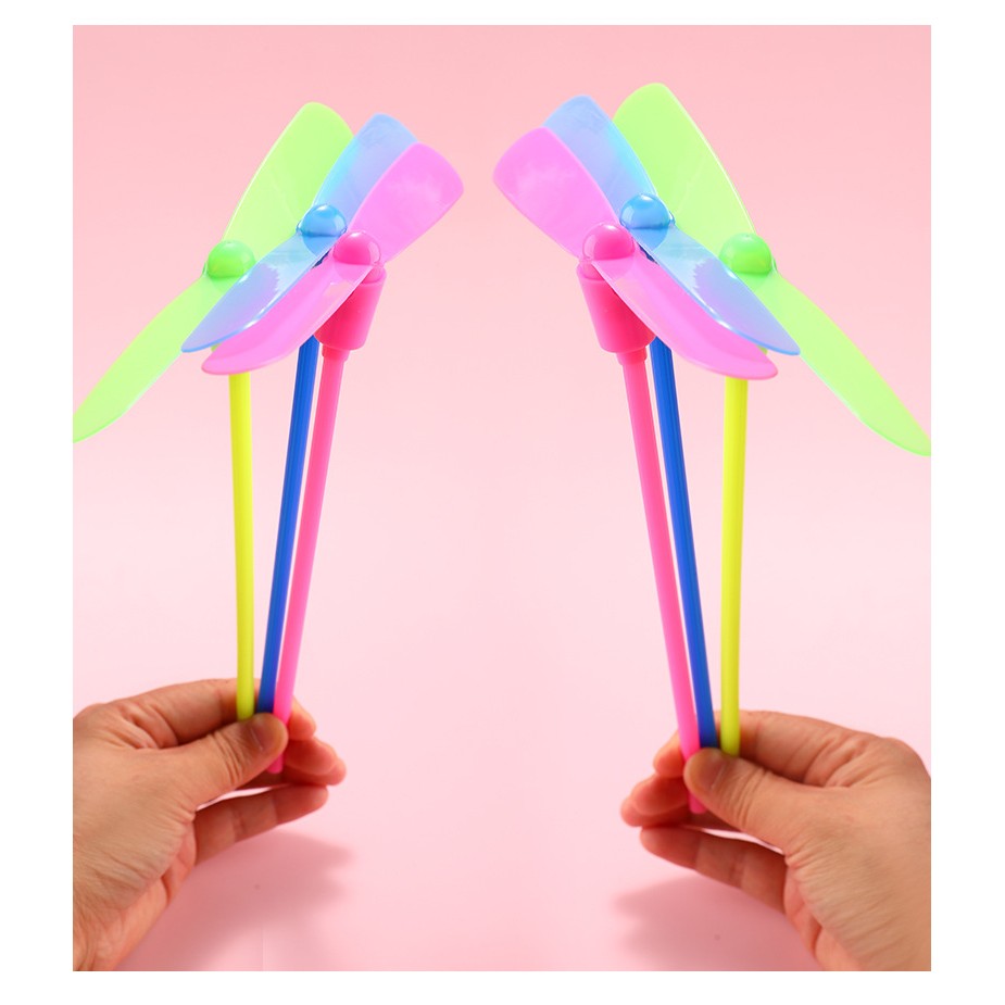 Set 4 Jucarii Libelula Zburatoare, Distractive Pentru Copii, Aruncatoare Manuale Din Plastic, Cu Lumini - vivimall.ro