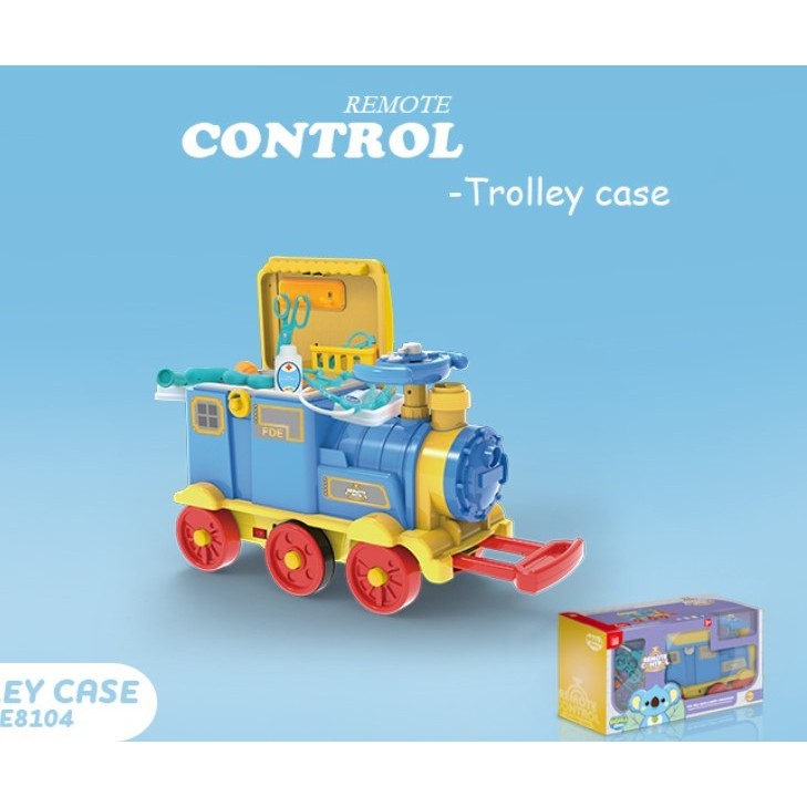 Jucarie Locomotiva Cu Telecomanda Si Set Prim Ajutor