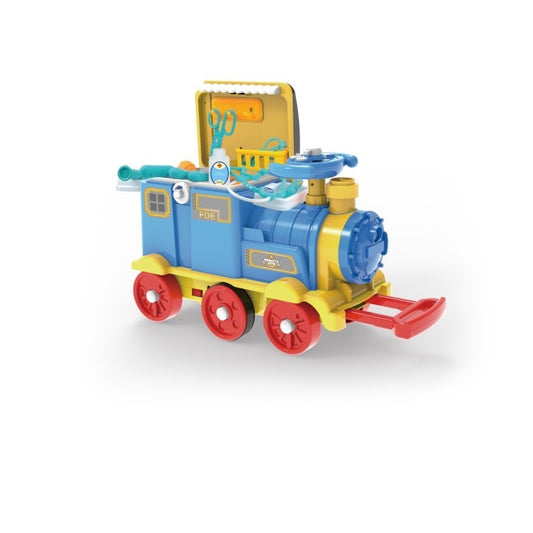 Jucarie locomotiva cu telecomanda si set prim ajutor - vivimall.ro