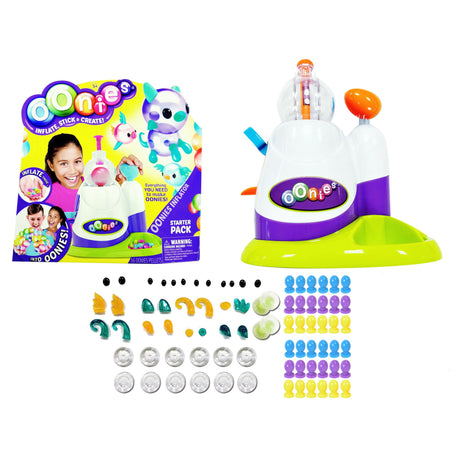 Jucarie Magica Bobo Sticky Oonies Pentru Umflat Baloane, 32 Baloane Si 42 De Accesorii Incluse