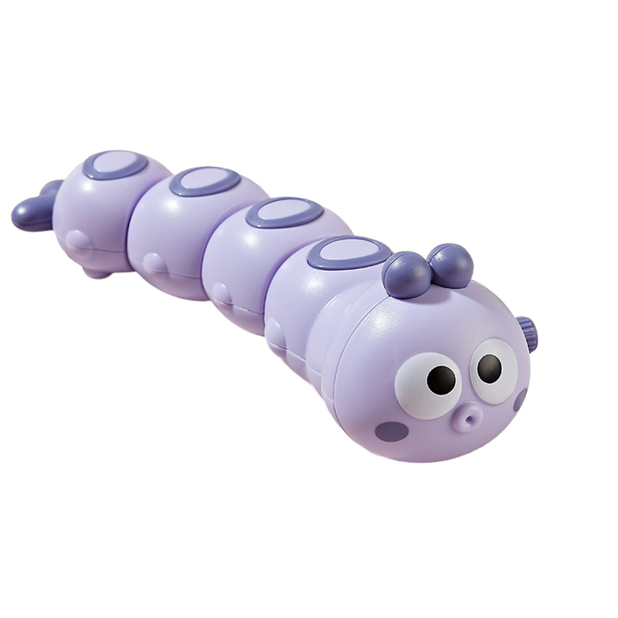 Jucarie Mecanica Pentru Copii Omida Haioasa, Cu Cheita, Distractiva, Se Taraste, Se Misca, 15 X 4 Cm - vivimall.ro