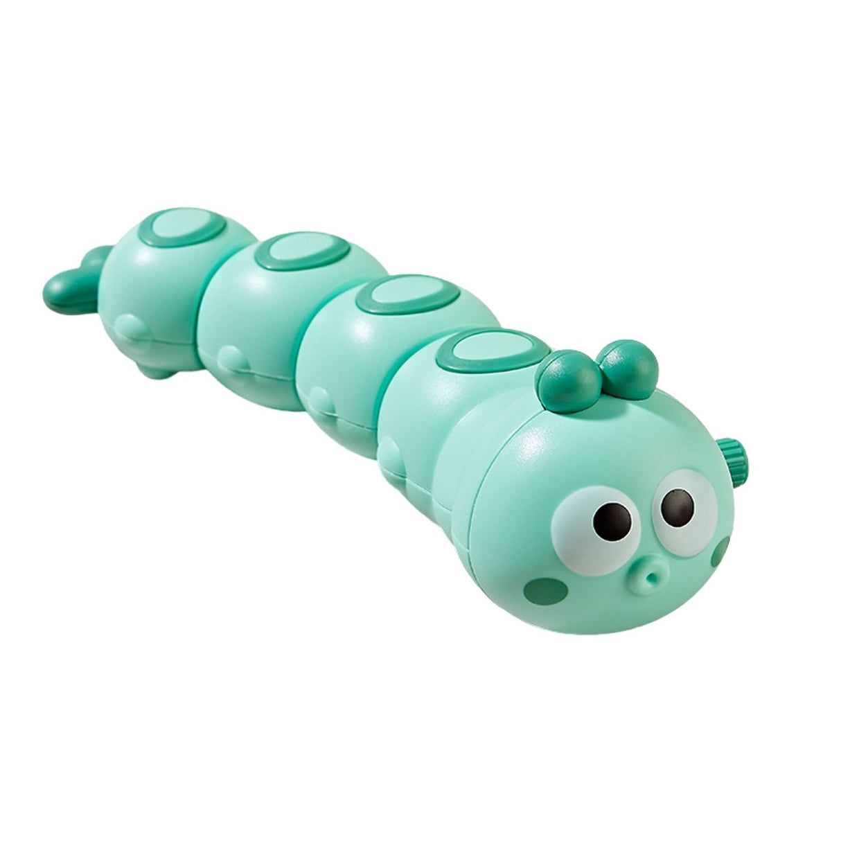 Jucarie Mecanica Pentru Copii Omida Haioasa, Cu Cheita, Distractiva, Se Taraste, Se Misca, 15 X 4 Cm - vivimall.ro
