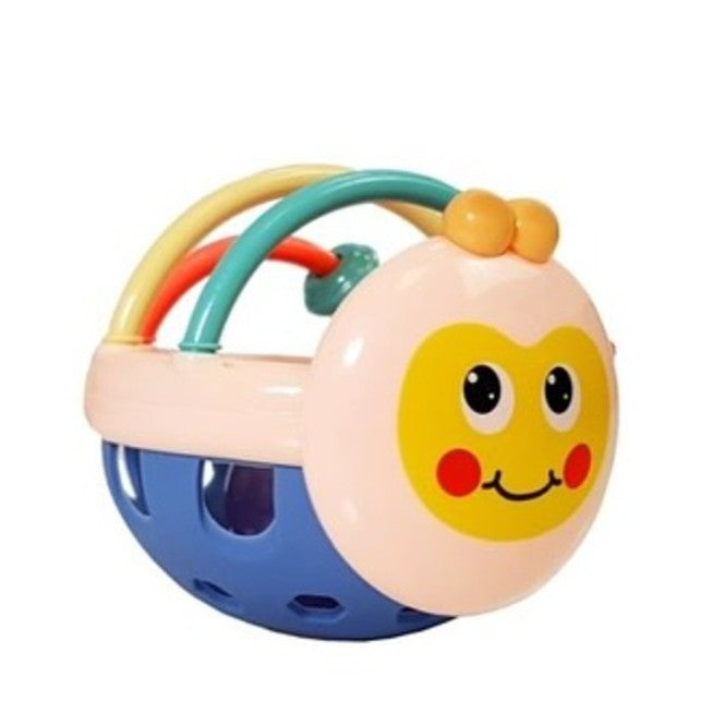 Jucarie Minge Pentru Bebelusi, Pentru Dentitie, Interactiva, 0-12 Luni, Roz-Multicolor - vivimall.ro