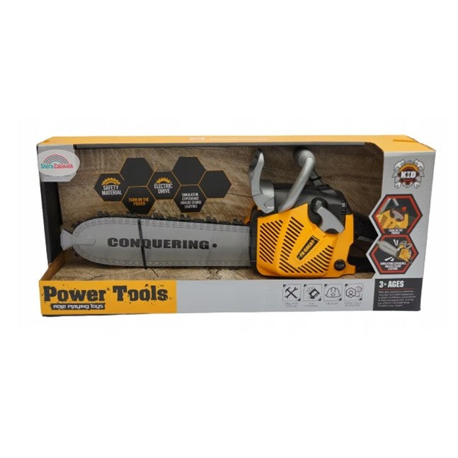 Jucarie Fierastrau Electric pentru Copii, Vivimall, cu Sunete și Lumini, Joc de Rol Interactiv, +3 Ani, 43 x 10 x 18.5 cm, Portocaliu - vivimall.ro