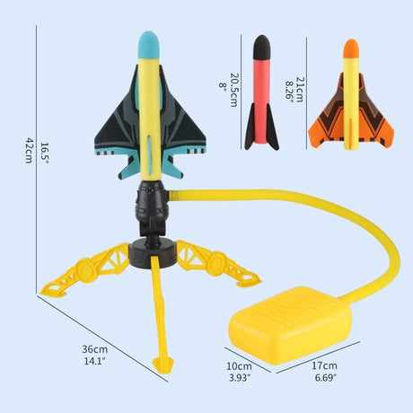 Set rachete lansare cu picioricorul | AirBlast - vivimall.ro