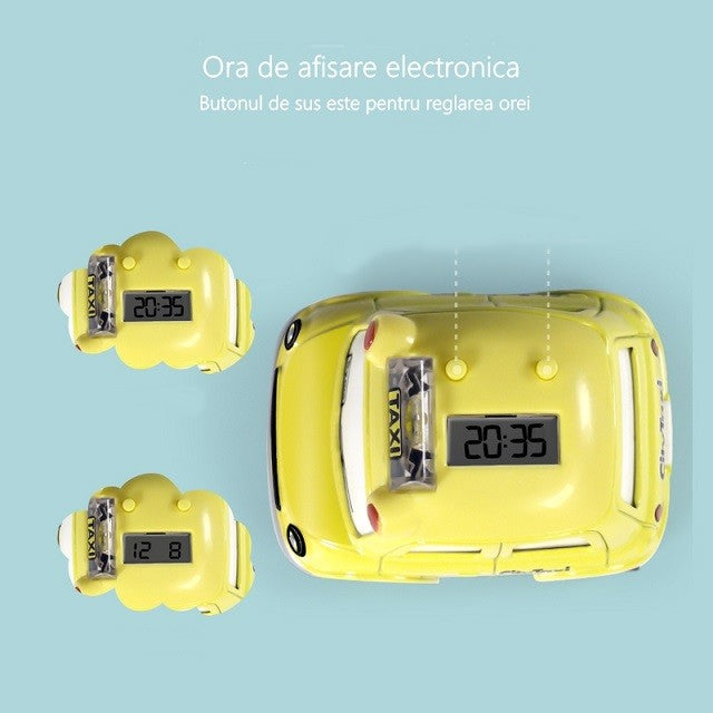 Masina-Ceas Interactiva Pentru Copii | TimeRacer - vivimall.ro