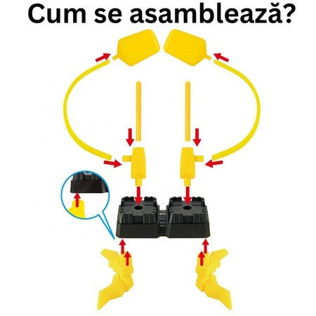 Set lansatoare rachete luminoase copii | SkyBoom - vivimall.ro
