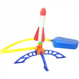 Jucarie pentru copii, lansator rachete cu piciorul, un lansator, 3 rachete, fara lumina - vivimall.ro