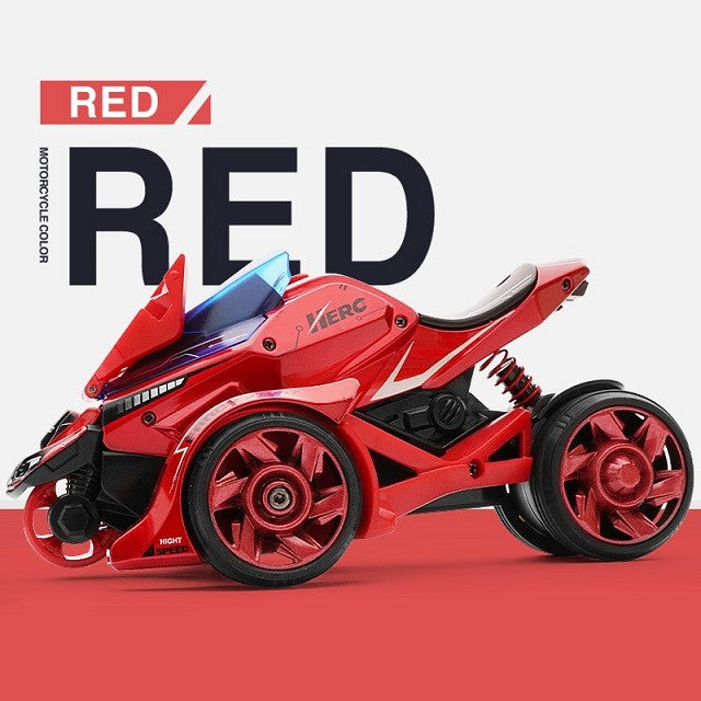 Jucarie Pentru Copii, Masina Cu Extensie De Motocicleta, 2 In 1, Rosie