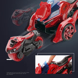 Jucarie Pentru Copii, Masina Cu Extensie De Motocicleta, 2 In 1, Rosie