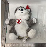 Papusa de Mana pentru Teatru de Papusi, Flippy, din Plus, 25 x 10 x 8 cm, Model Husky, Gri - vivimall.ro