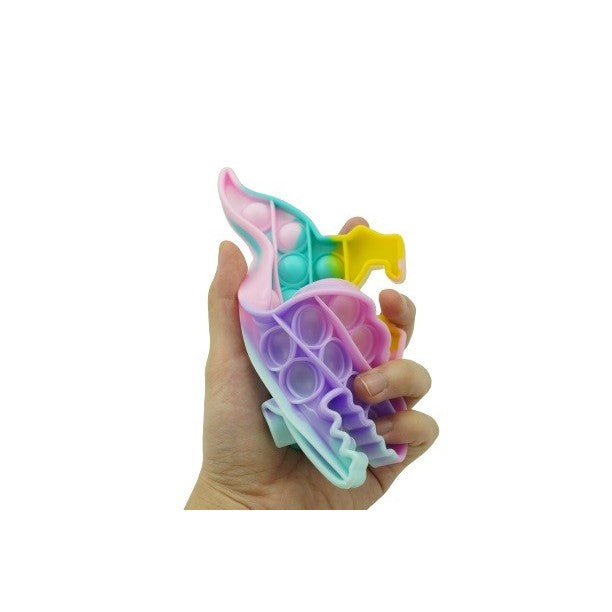 Jucarie Pop It Now &Amp; Flip It, Push Bubble Dinozaur Multicolor - vivimall.ro