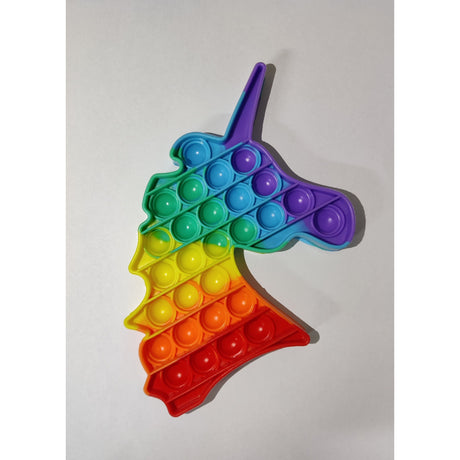 Jucarie Pop it Now &amp; Flip it, Push Bubble Unicorn Multicolor Model 5