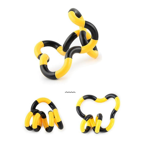 Jucarie Senzoriala Antistres, Fidget Twist Cu Miscari Infinite De Decompresie, /Negru