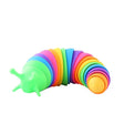 Jucarie Senzoriala Antistres, Fidget Toys, Omida Curcubeu, 18.6 Cm, Functie De Luminat, +3 Ani, Multicolor - vivimall.ro