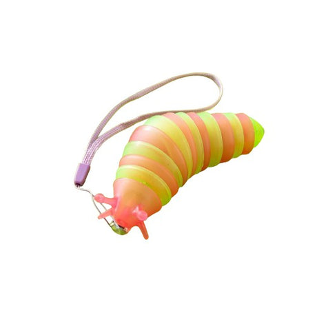 Jucarie Senzoriala Antistres, Fidget Toys, Omida Tip Breloc, 11 Cm, +3 Ani, Roz/Verde - vivimall.ro
