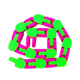 Jucarie Senzoriala Antistres, Fidget Toys, Puzzle De Imbinat Tip Sarpe, 24 Piese, +3 Ani, /Mov