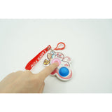 Jucarie Senzoriala Antistres, Simple Dimple, Breloc 2 Bulinute si Zodii, Multicolor - vivimall.ro