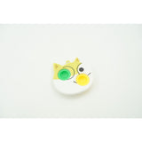 Jucarie senzoriala antistres, Simple Dimple, Breloc cu 2 bulinute, Pisicuta, Multicolor