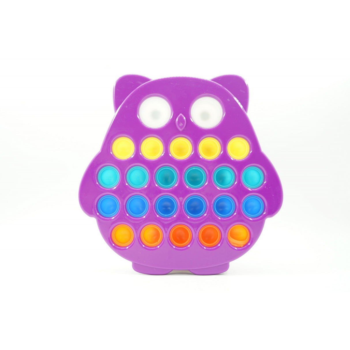 Jucarie senzoriala antistres, Simple Dimple, Bufnita, Multicolor, V1 - vivimall.ro