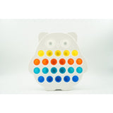 Jucarie senzoriala antistres, Simple Dimple, Bufnita, Multicolor, V3 - vivimall.ro