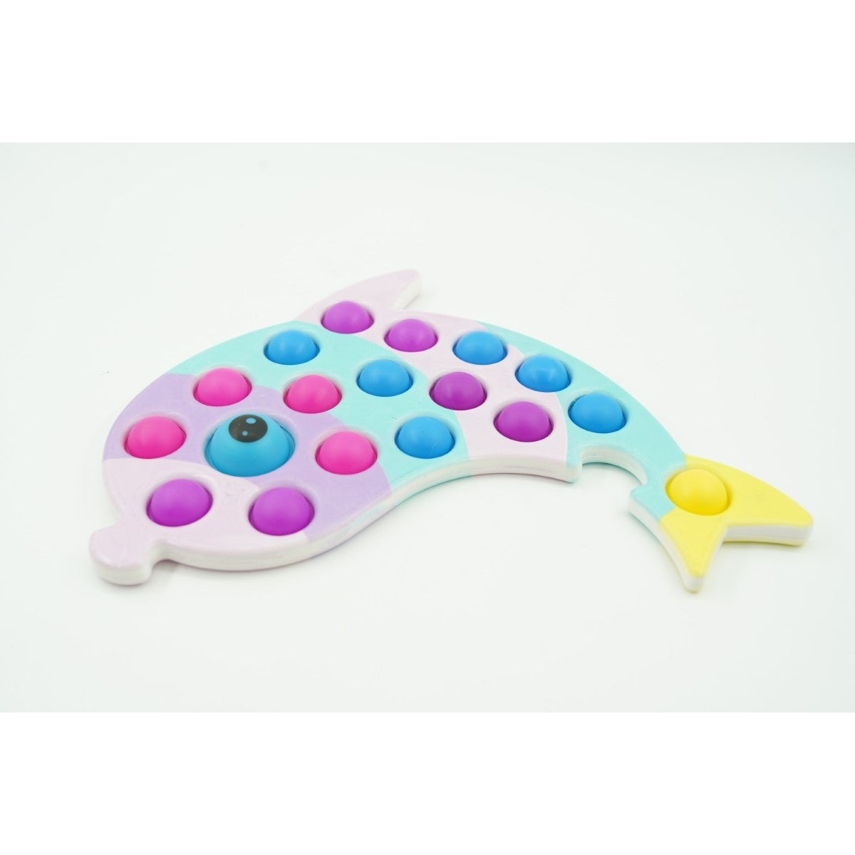 Jucarie Senzoriala Antistres, Simple Dimple, Delfin, Multicolor