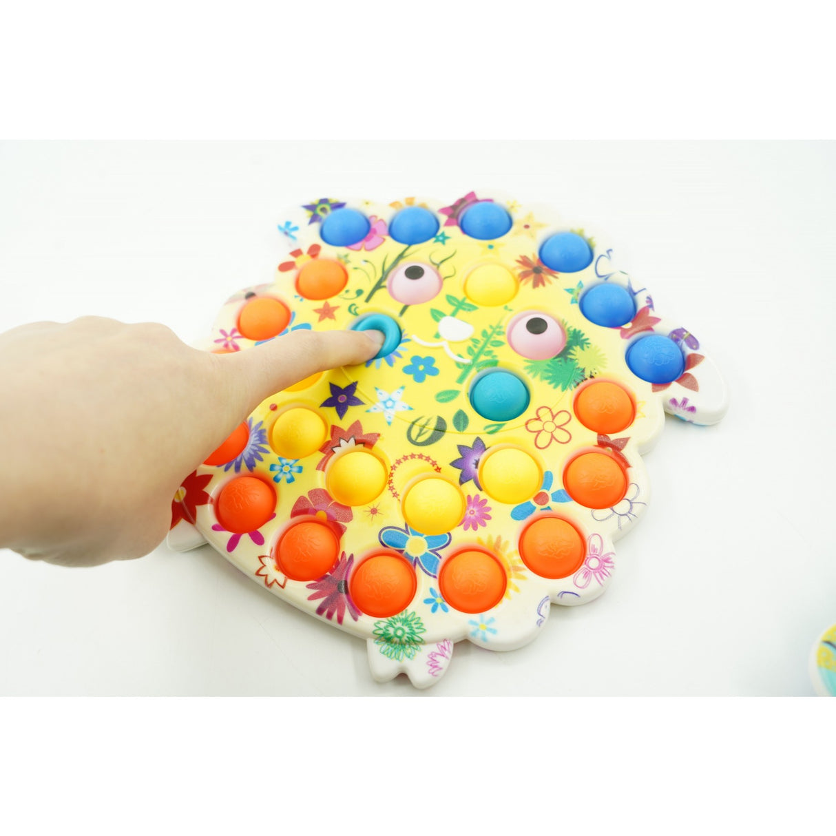 Jucarie senzoriala antistres, Simple Dimple, Oaie, Multicolor, V2 - vivimall.ro