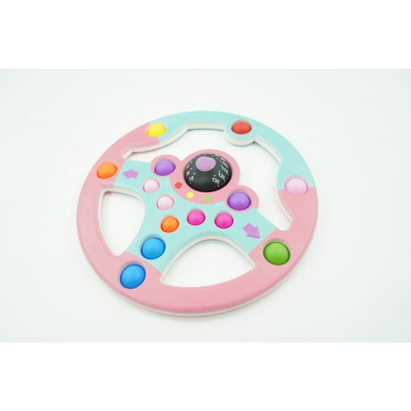 Jucarie senzoriala antistres, Simple Dimple, Volan, Multicolor, V1 - vivimall.ro