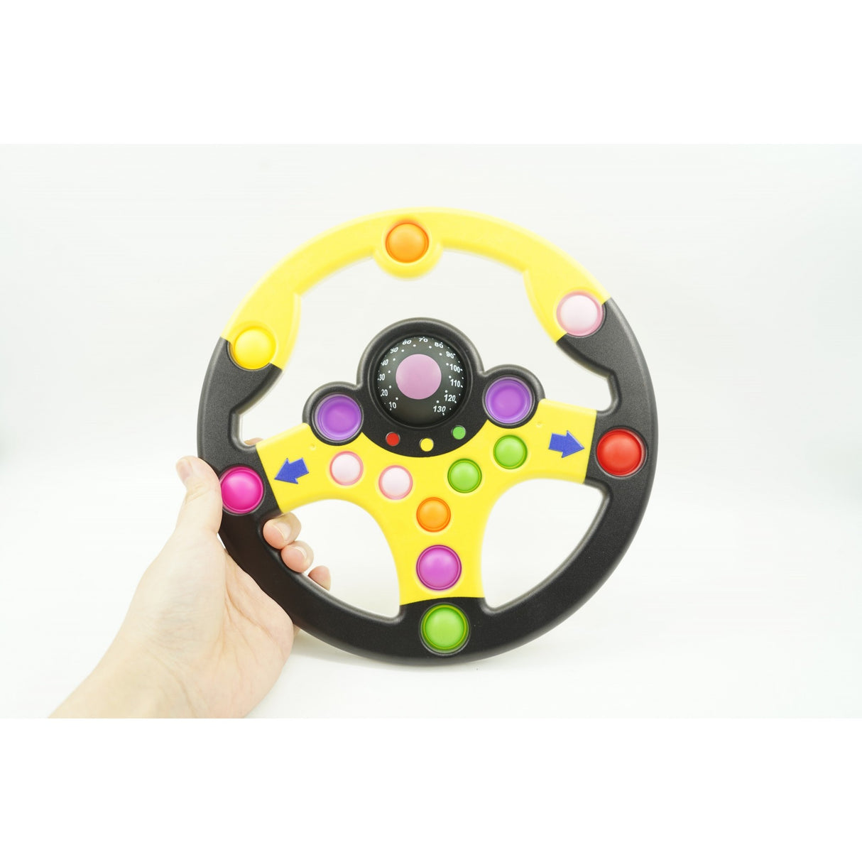 Jucarie senzoriala antistres, Simple Dimple, Volan, Multicolor, V2 - vivimall.ro