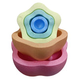 Jucarie Senzoriala de Echilibru, Flippy, Tip Stepping Stones, 5 Piese, din Spuma, pentru Miscare, Sarituri, Prindere, Diametru 28 cm, Model 2, Multicolor - vivimall.ro