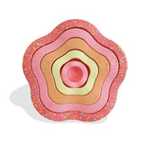 Jucarie Senzoriala de Echilibru, Flippy, Tip Stepping Stones, 5 Piese, din Spuma, pentru Miscare, Sarituri, Prindere, Diametru 28 cm, Model 1, Multicolor - vivimall.ro