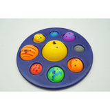 Jucarie Senzoriala Dimple Fidget Toy, Planetariu, Albastru, 18X18 Cm