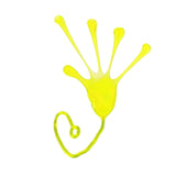 Jucarie Senzoriala Elastica, Flippy, Model Brat Elastic , Jucarie de Indemanare si Distractie pentru Copii, 1 Bucata, Tactila pentru Copii, 20 x 7 cm, Galben