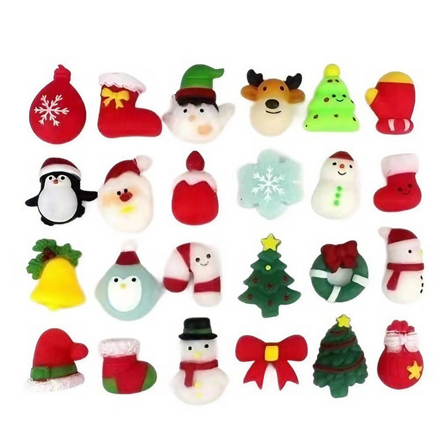 Jucarie Senzoriala, Seria De Craciun, Squishy Mushy, Fidget Toys, Model Random - vivimall.ro