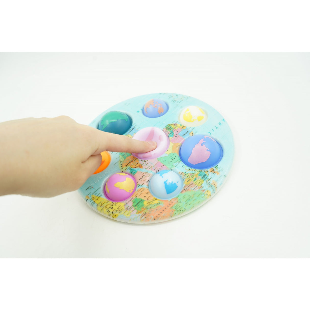 Jucarie senzoriala Simple Dimple, Fidget Toy, Oceane, Multicolor - vivimall.ro