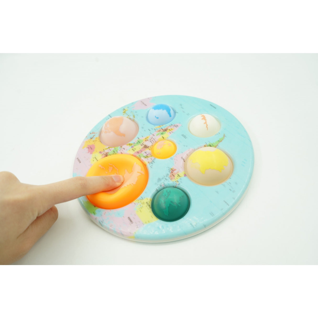 Jucarie Senzoriala Simple Dimple, Fidget Toy, Planete