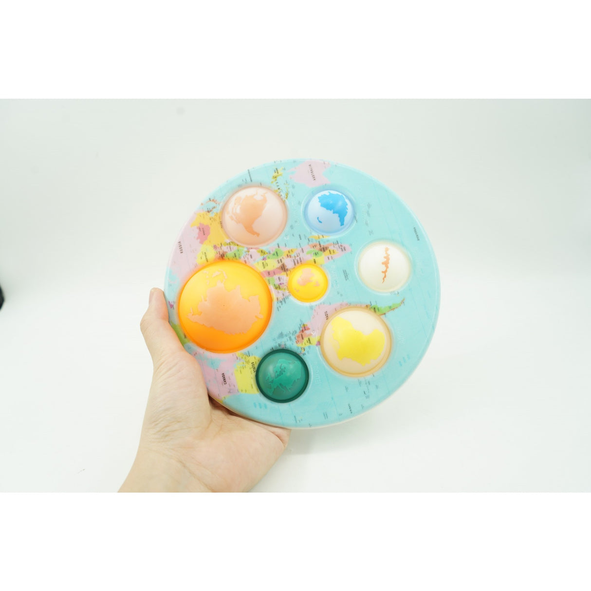Jucarie Senzoriala Simple Dimple, Fidget Toy, Planete