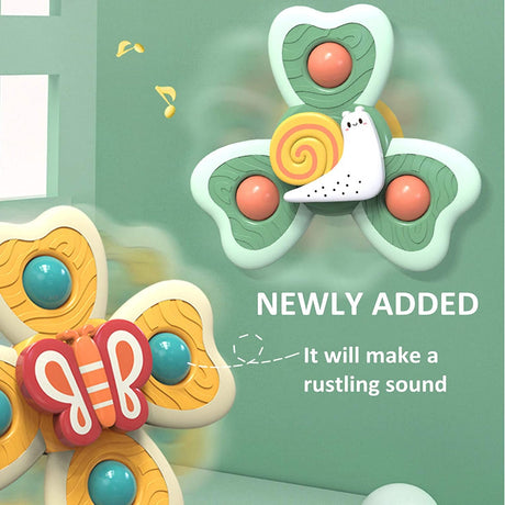 Jucarie Spinner Pentru Copii Cu 3 Laturi, Spinimals Premium Melc