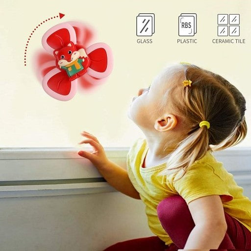 Jucarie Spinner Pentru Copii Cu 3 Laturi, Spinimals Premium Vulpe