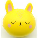 Jucarie Squish Toy Flippy, model pisica galbena