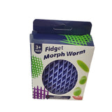 Jucarie Worm Fidget De Decompresie, Anti Stres, Dimensiune Compacta 10 Cm, Dimensiune Extinsa 24.5 Cm - vivimall.ro