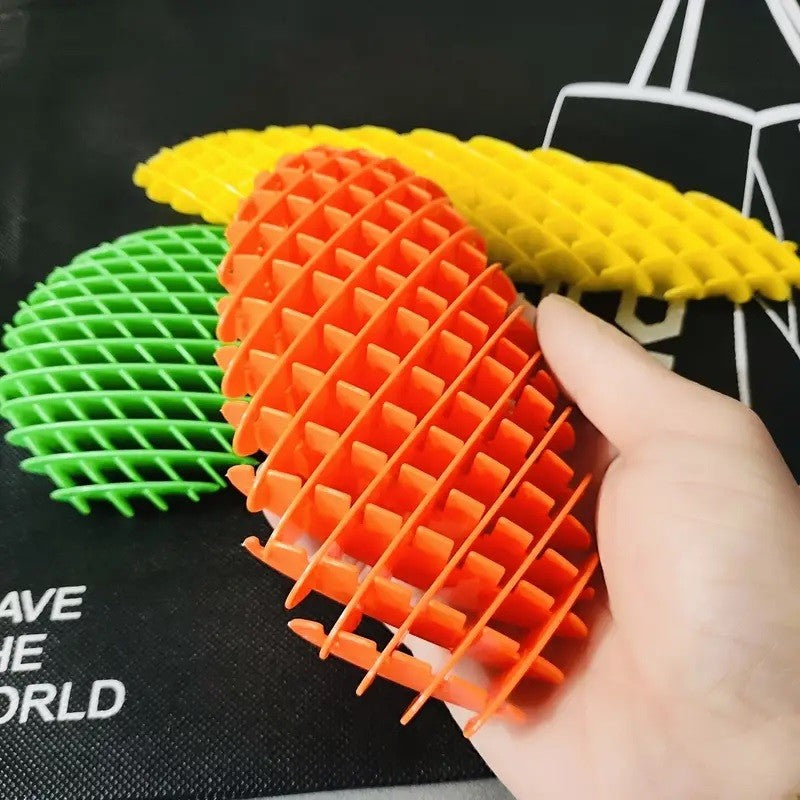 Jucarie Worm Fidget De Decompresie, Anti Stres, Dimensiune Compacta 10 Cm, Dimensiune Extinsa 24.5 Cm - vivimall.ro