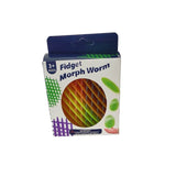 Jucarie Worm Fidget De Decompresie, Anti Stres, Dimensiune Compacta 10 Cm, Dimensiune Extinsa 24.5 Cm - vivimall.ro