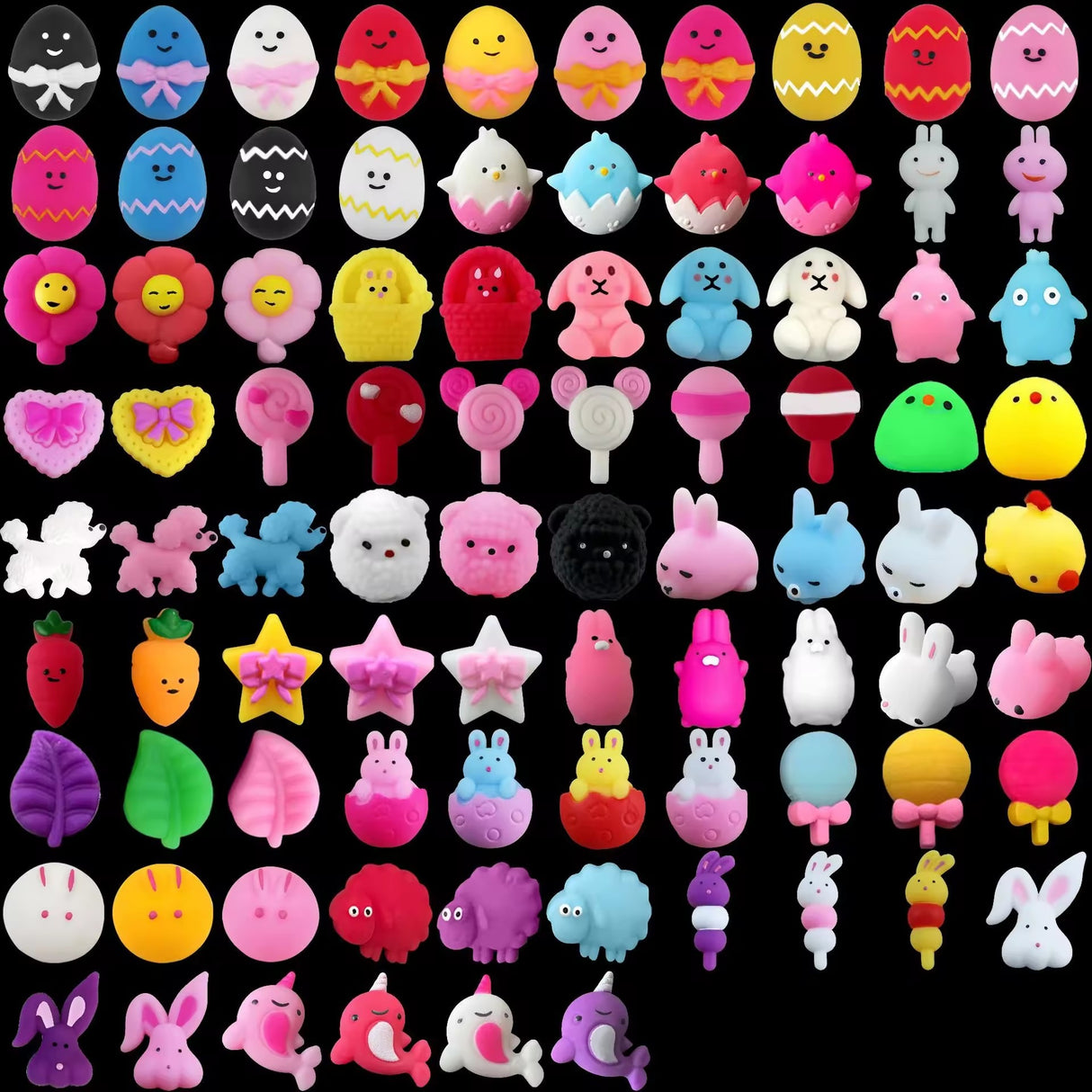 Jucarii Senzoriale Fidget Toy Squishy, Anti-Stres, +3 Ani. Model Tematic Paste, Multicolor - vivimall.ro