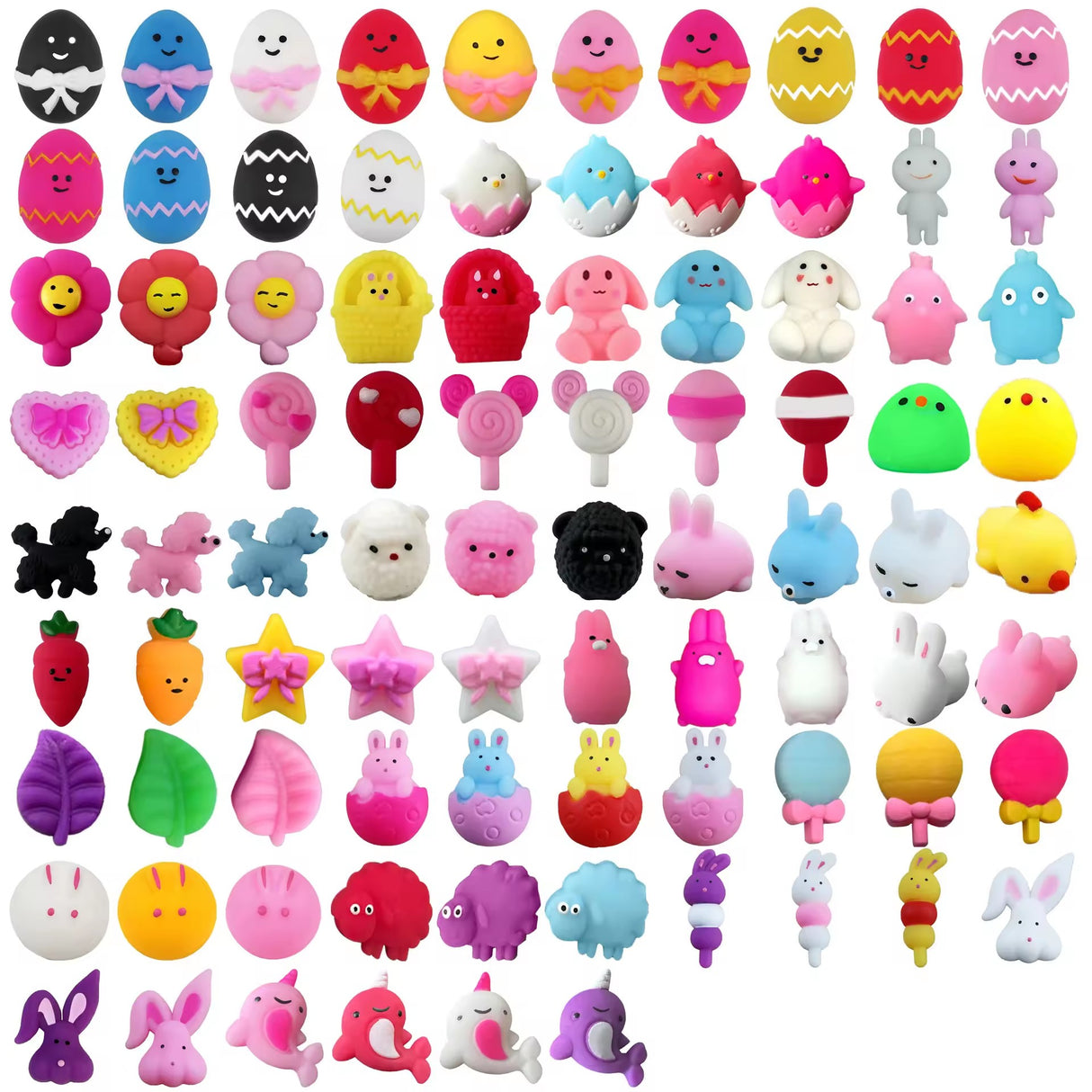 Jucarii Senzoriale Fidget Toy Squishy, Anti-Stres, +3 Ani. Model Tematic Paste, Multicolor - vivimall.ro
