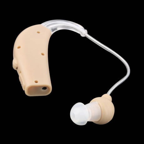 Aparat Auditiv Bte Reincarcabil, Jz-1088F, Aparat Auditiv Auxiliar Cu Statie De Incarcare, In Ear, Amplificator De Sunet, Din Abs Silicon - vivimall.ro