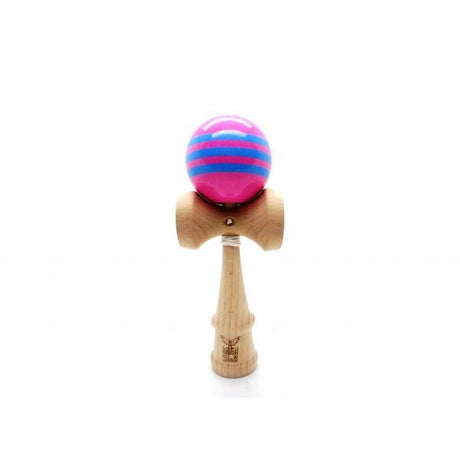 Kendama Ball Originala Roz Cu 3 Dungi Bleu - vivimall.ro