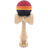 Kendama Originala X, Profesionala, Flippy, Rubber Grip, din Lemn, 18 cm, Rosu/Galben/Negru - vivimall.ro